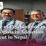 The Role of Psychiatrists vs Psychologists in Addiction Treatment in Nepal