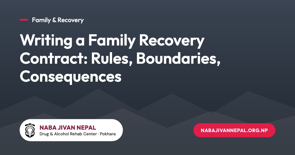 Writing a Family Recovery Contract: Rules, Boundaries, Consequences